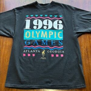 Vtg. 1996 Olympic Games T-Shirt Size L